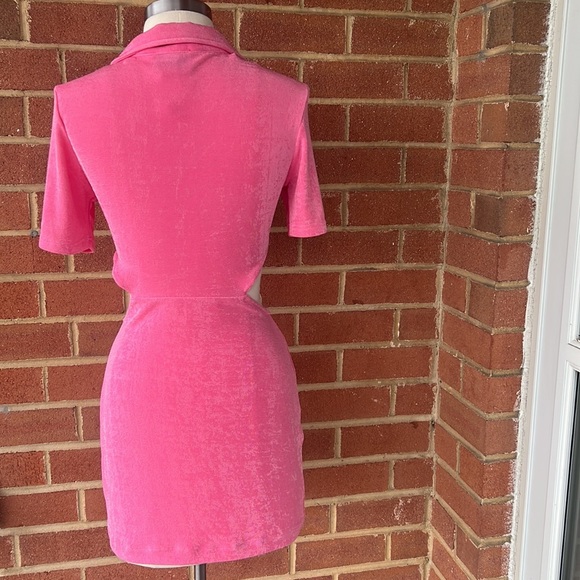 Runaway pink cutout mini dress Size 6 - Picture 6 of 8